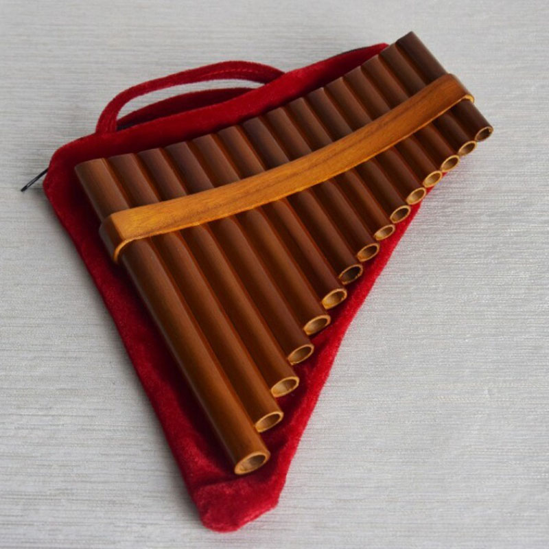 Musical Instrument I Play - 15-Röhren Bambus Panflöte C/G Tonart für
