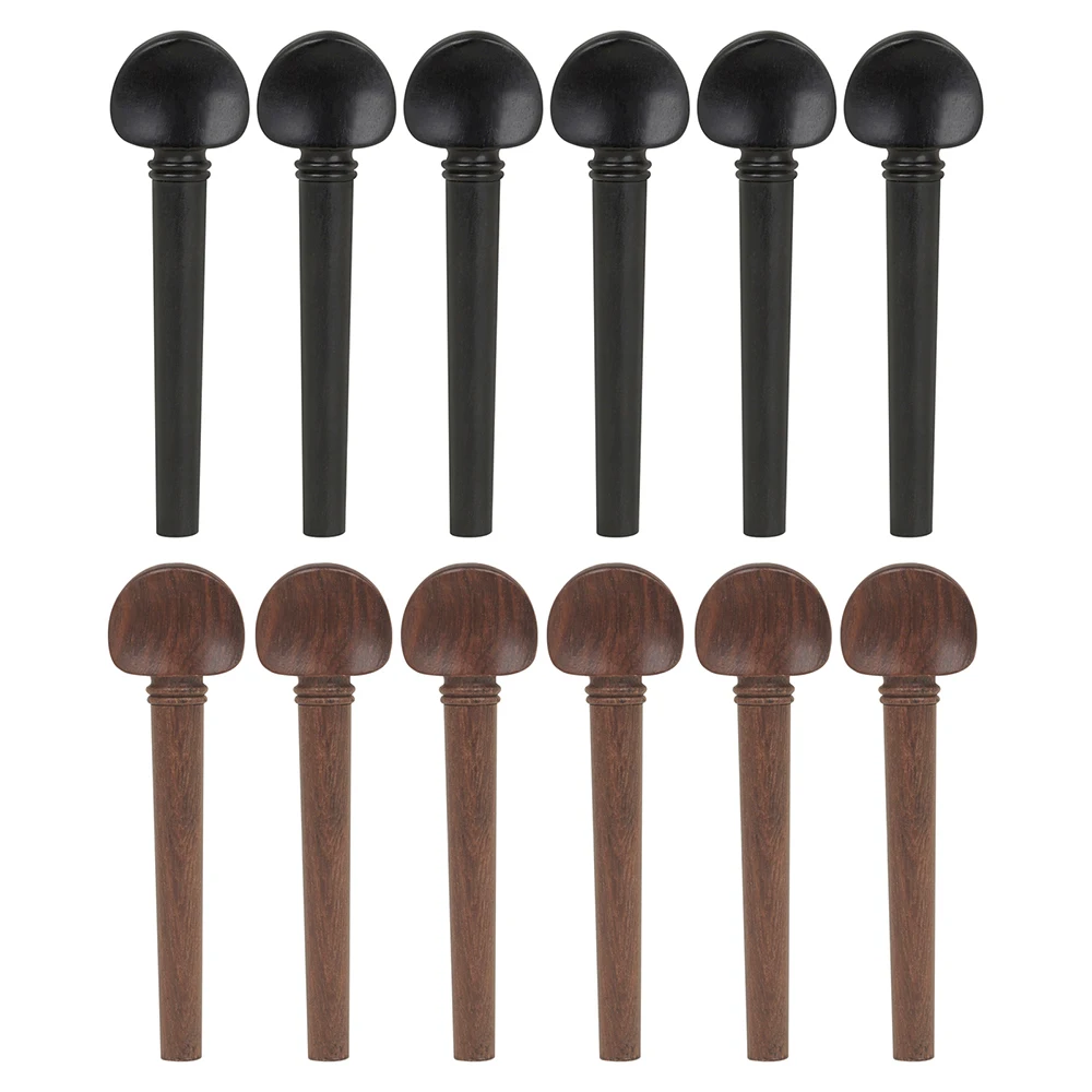 Musical Instrument Tabla - 12 Teile/satz Oud String Pegs Mahagoni