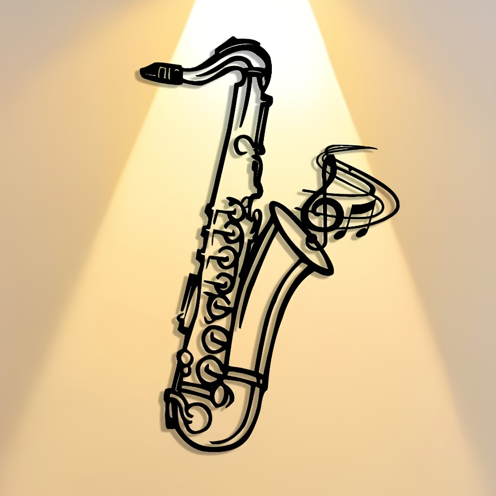 Wanddekoration aus Metall mit  – Musical Instrument Image Bewertung und Preis