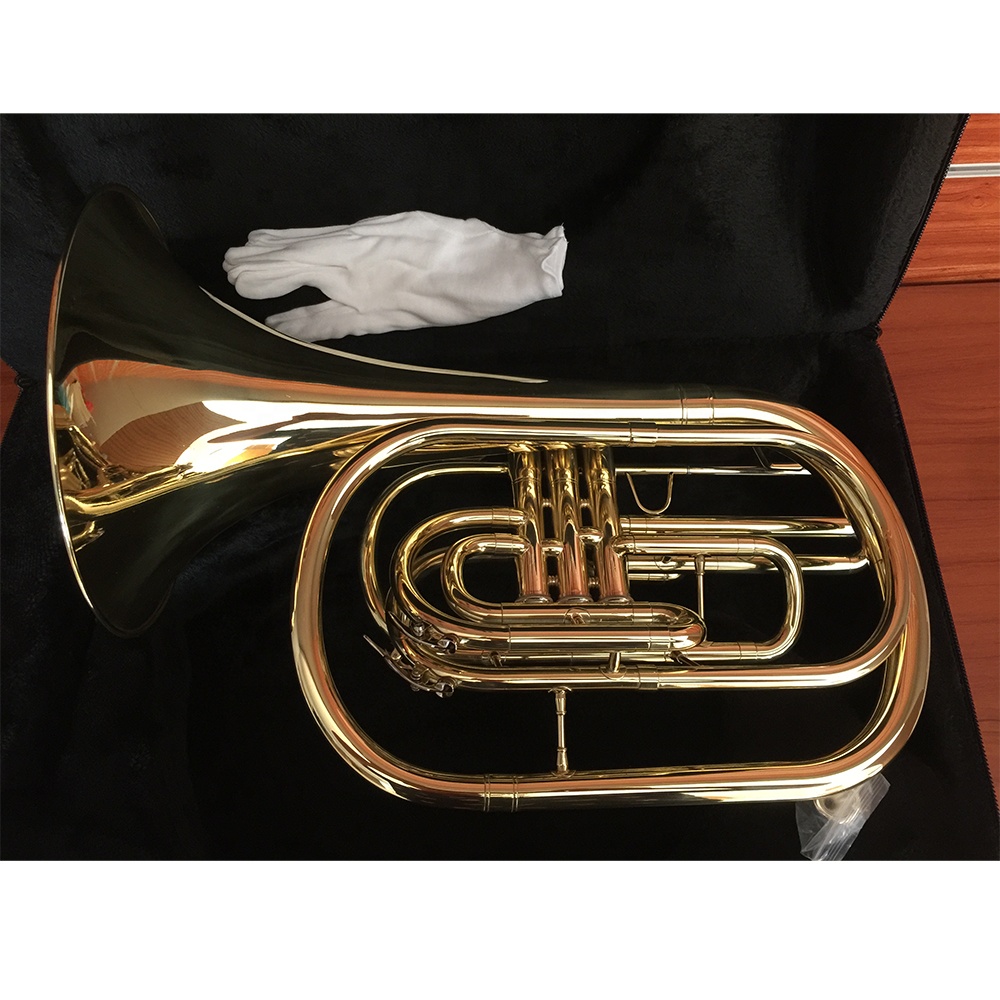 Bb Goldlackiertes Marschhorn a – Musical Instrument Horn Bewertung und Preis