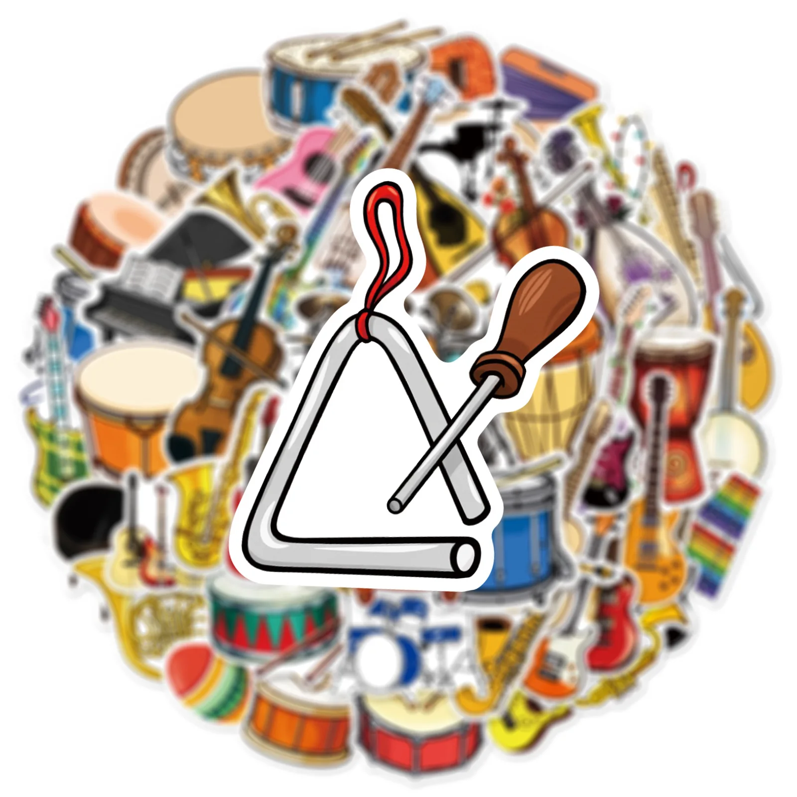 50 stücke DIY Cartoon Musik In – Musical Instrument Tabla Bewertung und Preis