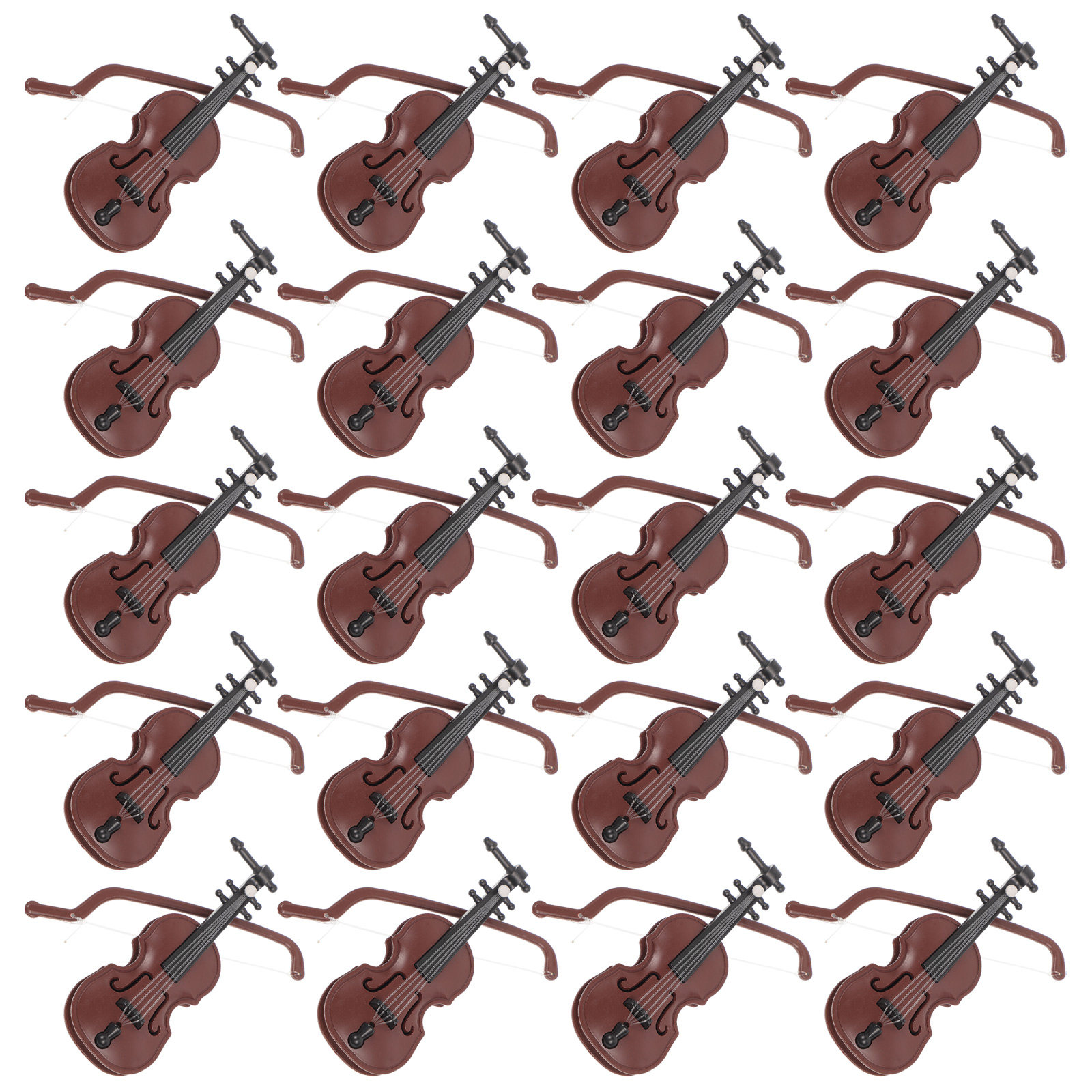 20er-Set Mini-Holzgeigen-Ornam – Musical Instrument Xmas Ornaments Bewertung und Preis