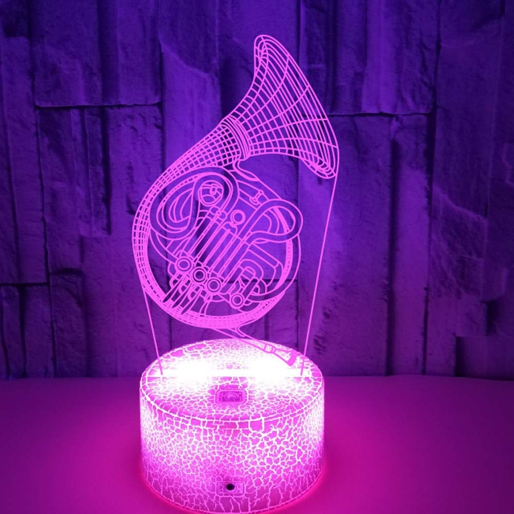 3D-Nachtlicht mit französische – Musical Instrument No Touch Bewertung und Preis