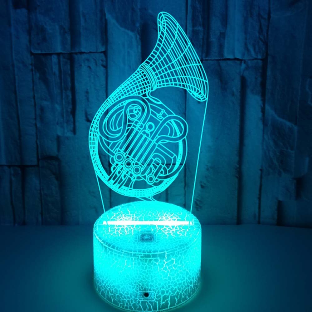 3D-Nachtlicht mit französische – Musical Instrument No Touch Bewertung und Preis