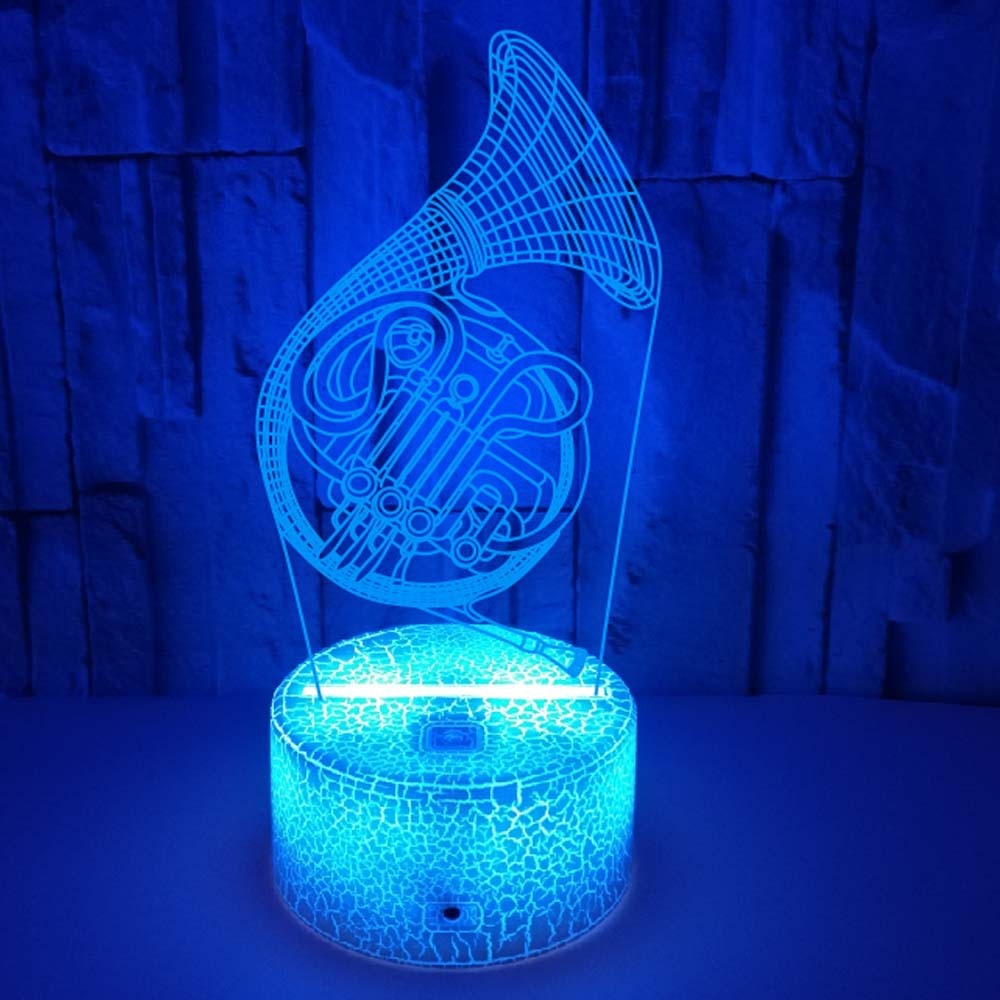 3D-Nachtlicht mit französische – Musical Instrument No Touch Bewertung und Preis