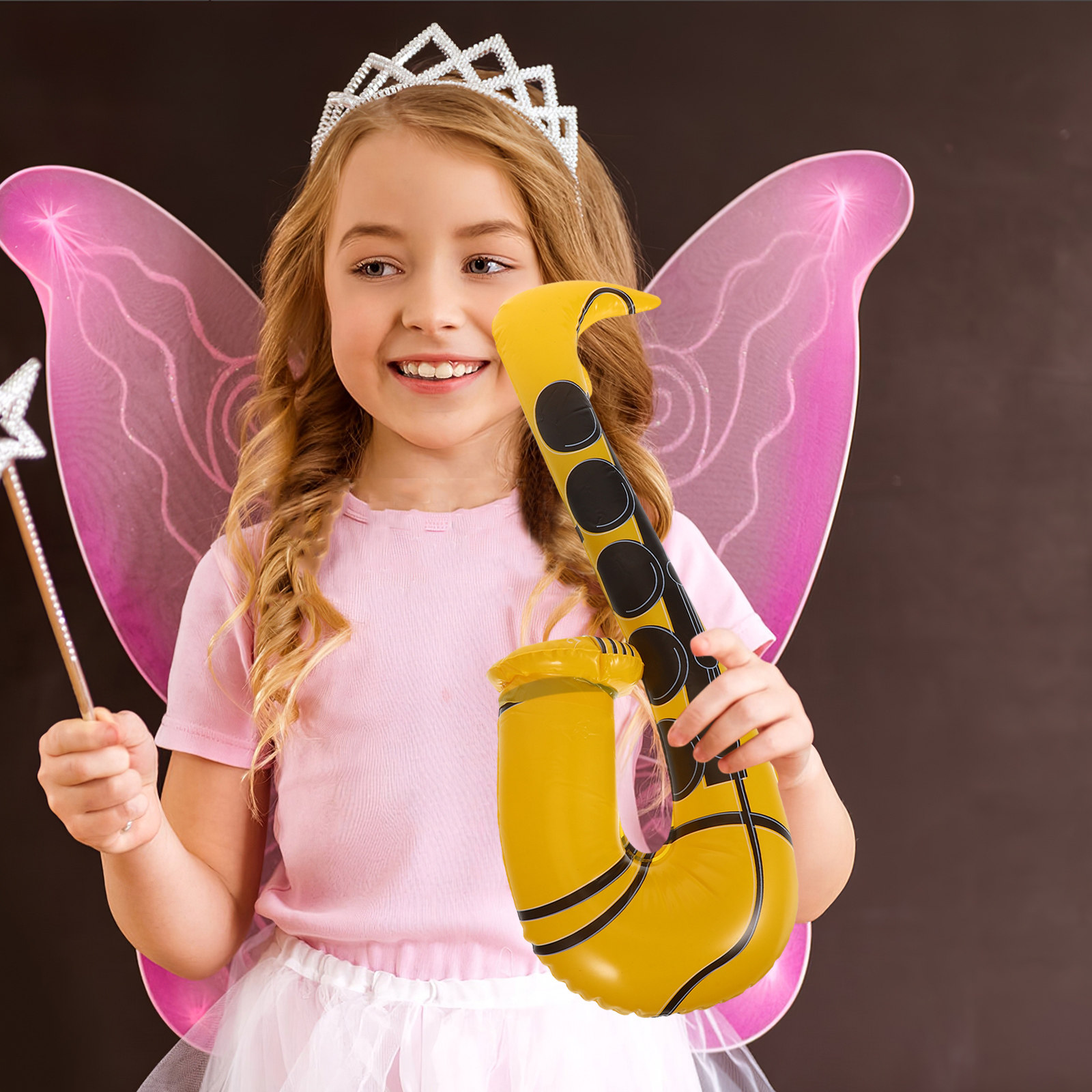 3 Stück aufblasbare Saxophon-B – Musical Instrument You Blow Bewertung und Preis