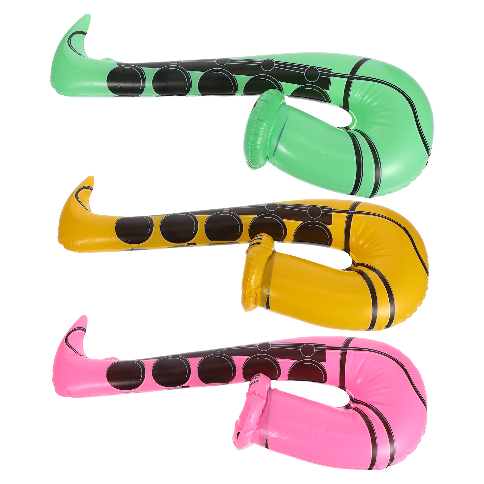 3 Stück aufblasbare Saxophon-B – Musical Instrument You Blow Bewertung und Preis