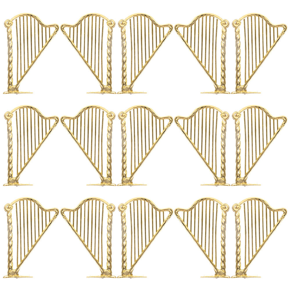 15-teiliges Set Miniatur-Harfe – Musical Instrument Xmas Ornaments Bewertung und Preis