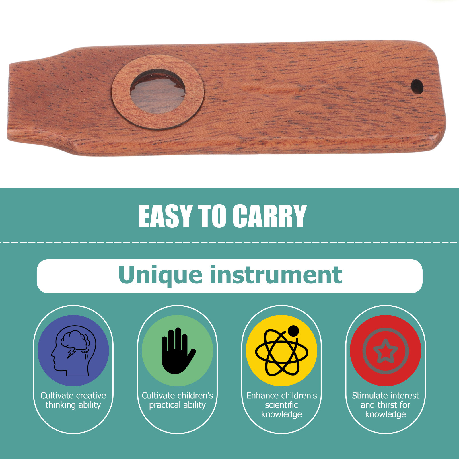 Holz-Kazoo-Musikinstrument-Set – Musical Instrument I Play Bewertung und Preis
