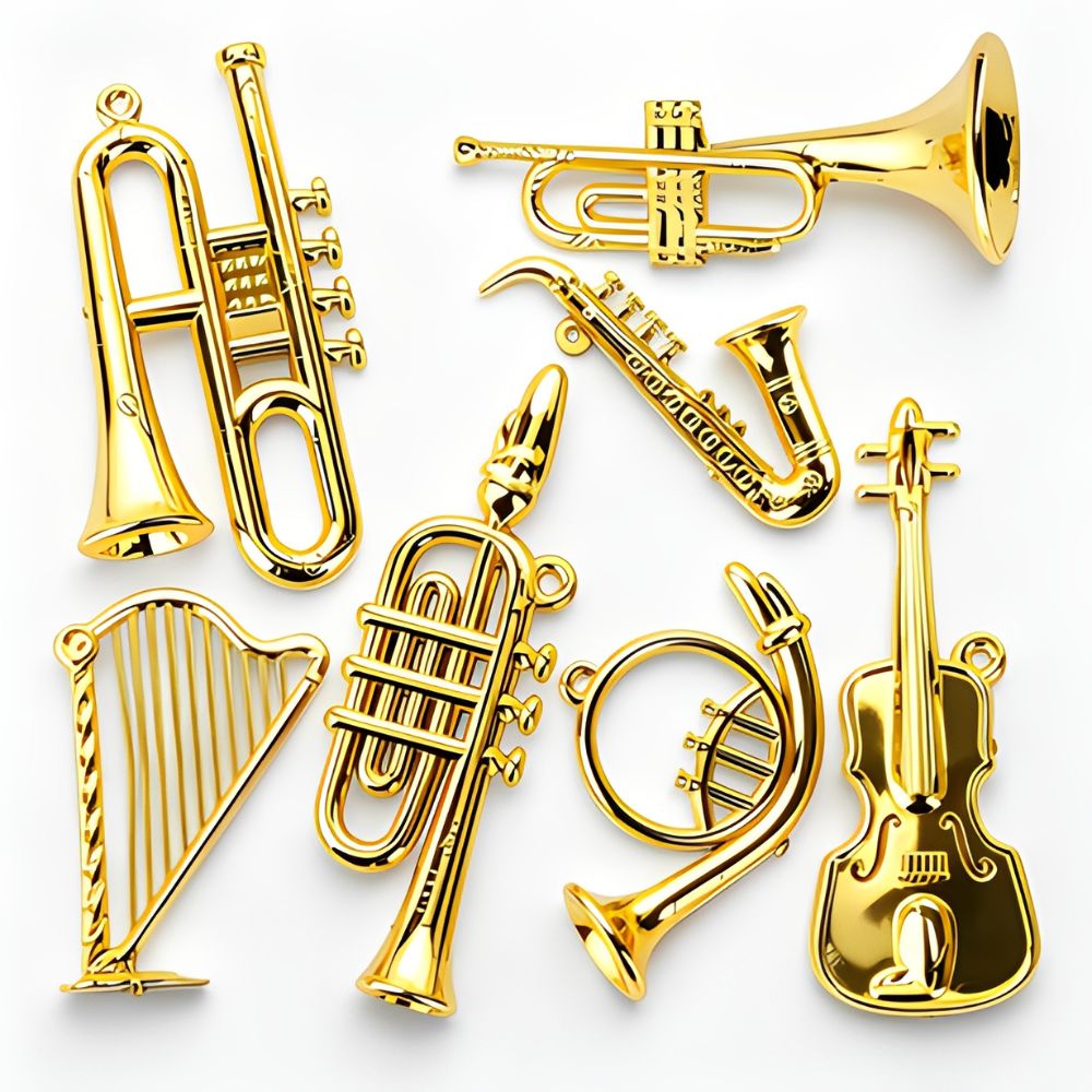 6/10 Stück zufällige kleine go – Musical Instrument Xmas Ornaments Bewertung und Preis