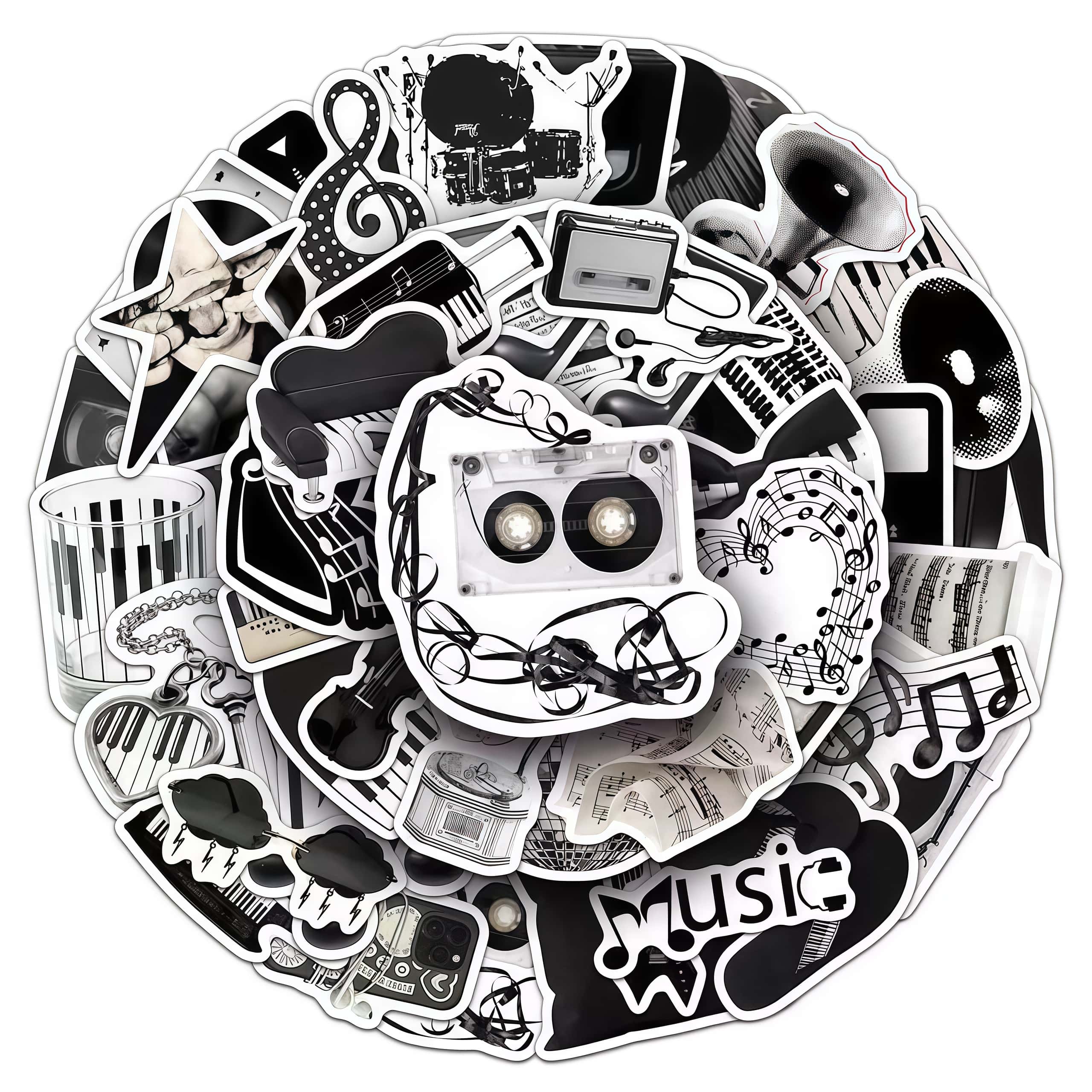 50 Stück Schwarz-Weiße Musikin – Musical Instrument Tabla Bewertung und Preis