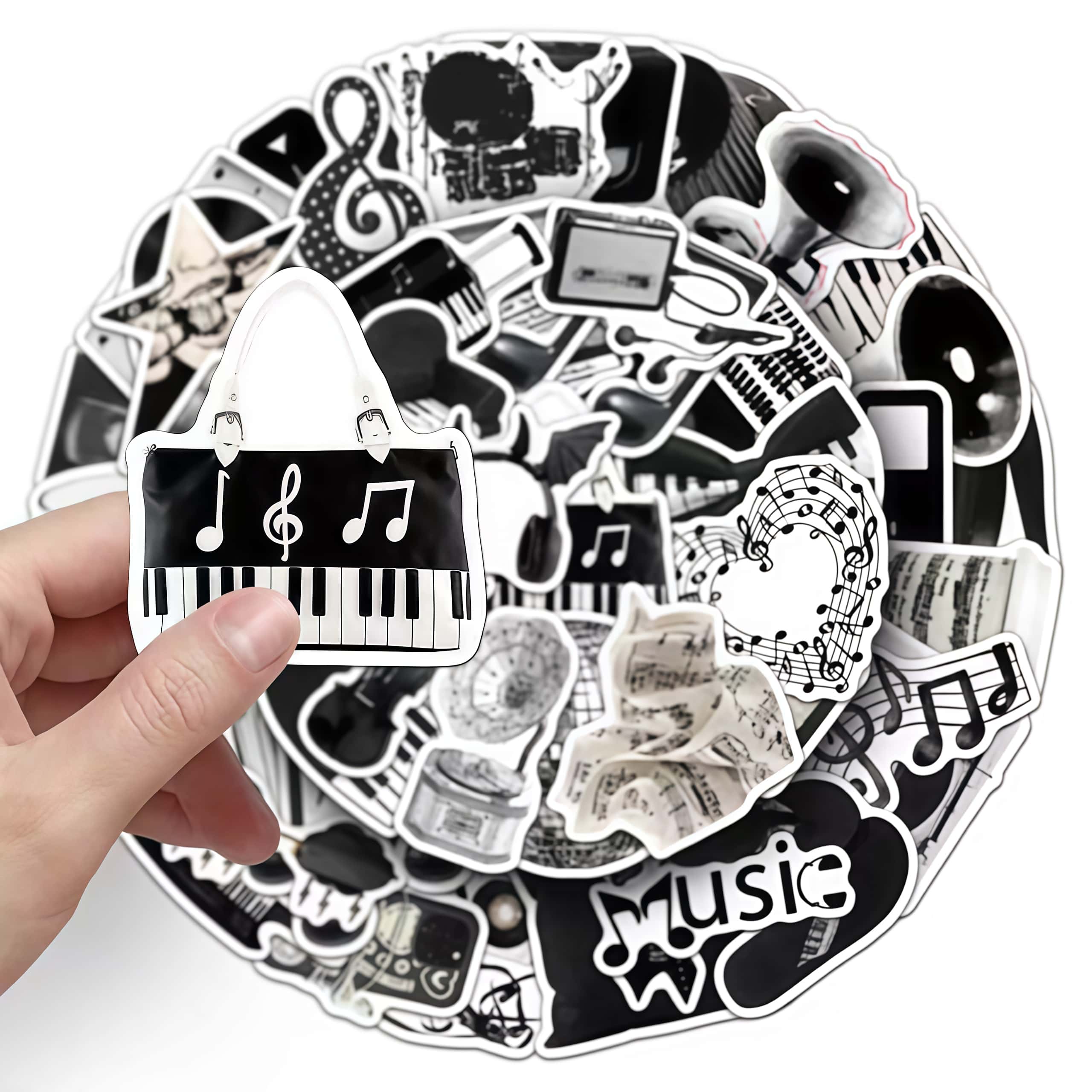 50 Stück Schwarz-Weiße Musikin – Musical Instrument Tabla Bewertung und Preis
