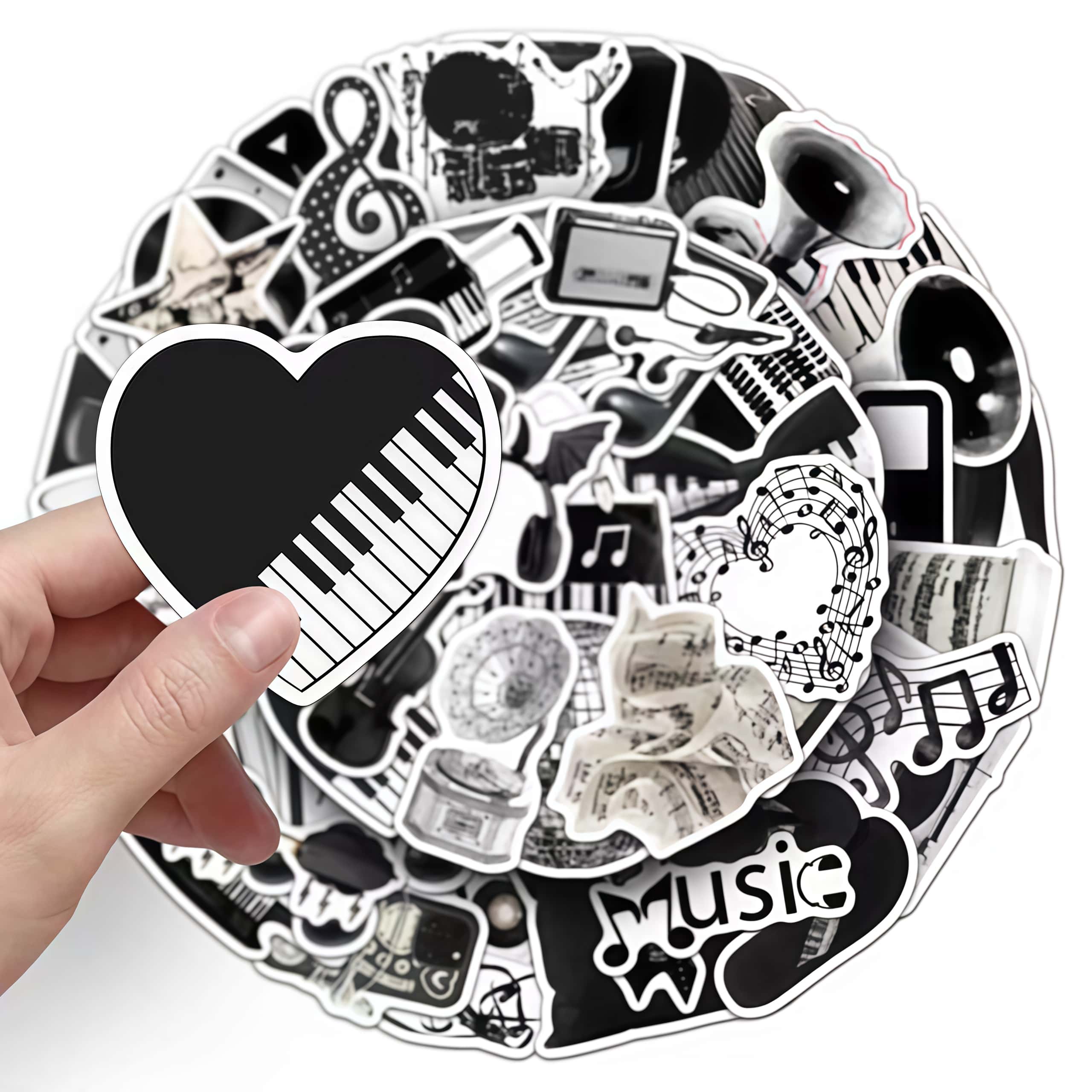 50 Stück Schwarz-Weiße Musikin – Musical Instrument Tabla Bewertung und Preis