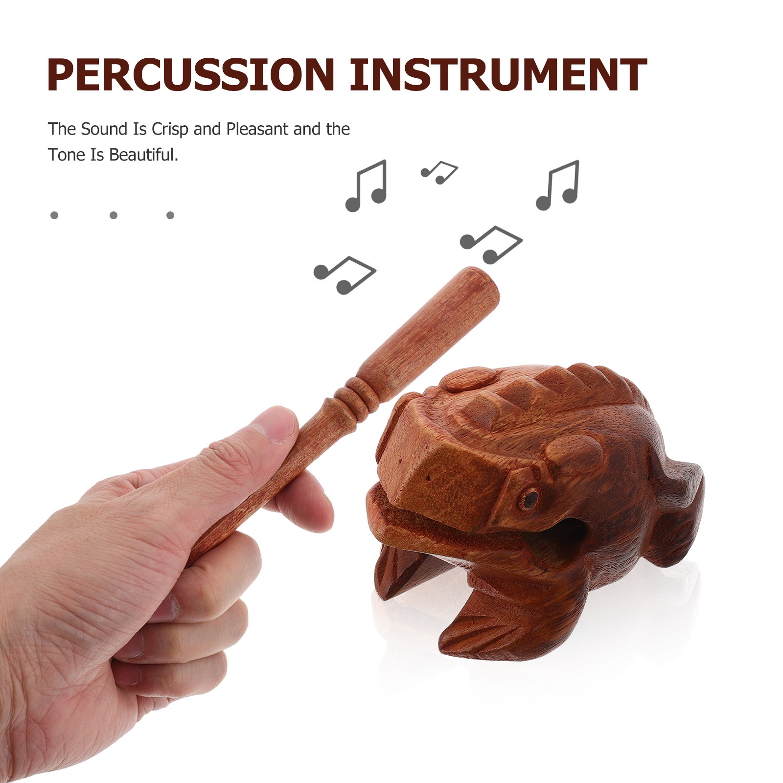 1 Set Holz-Frosch-Guero, ein l – Musical Instrument I Play Bewertung und Preis