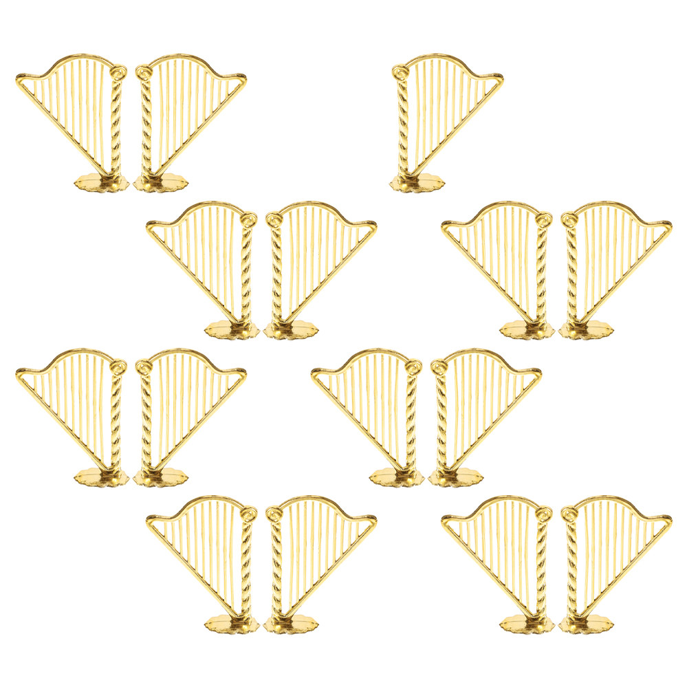 15 Stück Miniatur-Harfeninstru – Musical Instrument Xmas Ornaments Bewertung und Preis